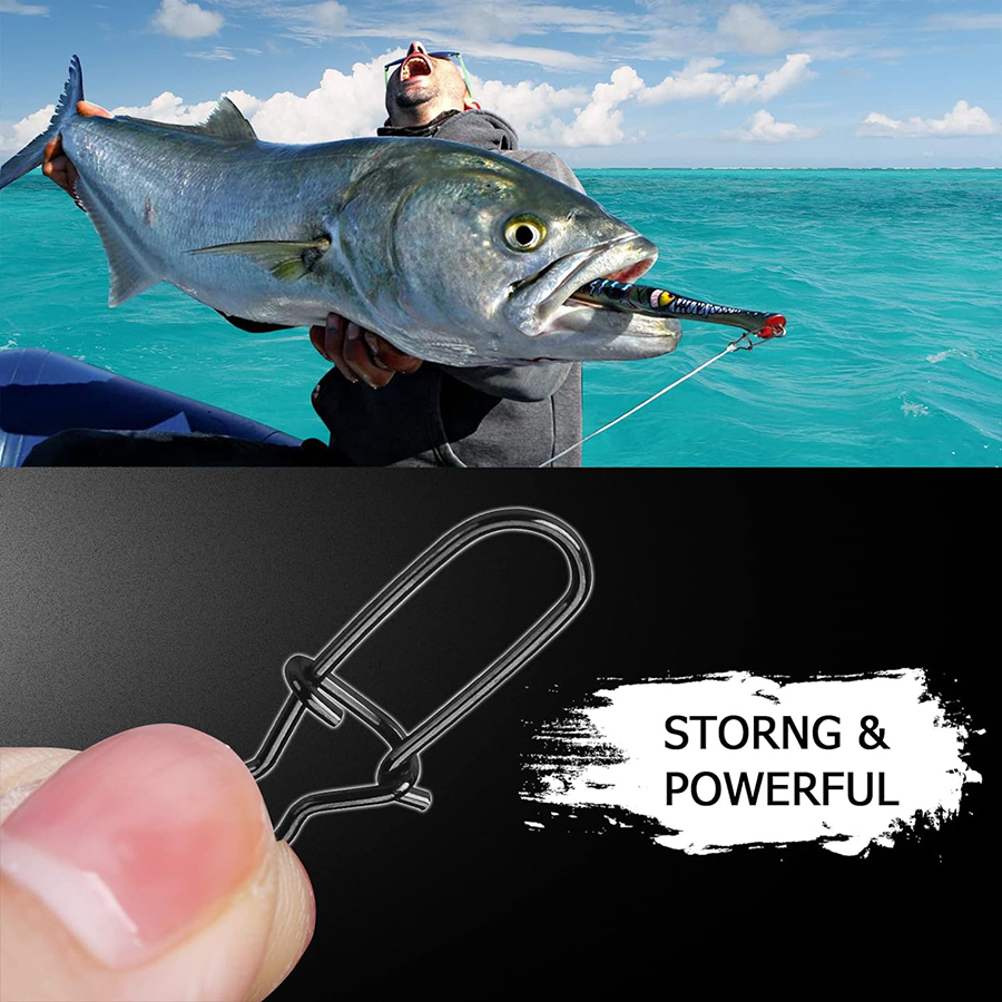 50Pcs Crankbait Snaps Stainles - Fishing Line Cutter ulasan dan harga